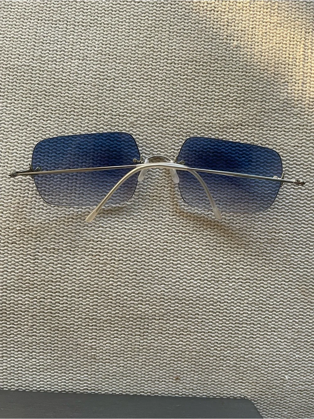 Oliver Peoples Takahiromiyashita The Soloist Blue Rimless Sunglasses *RARE*